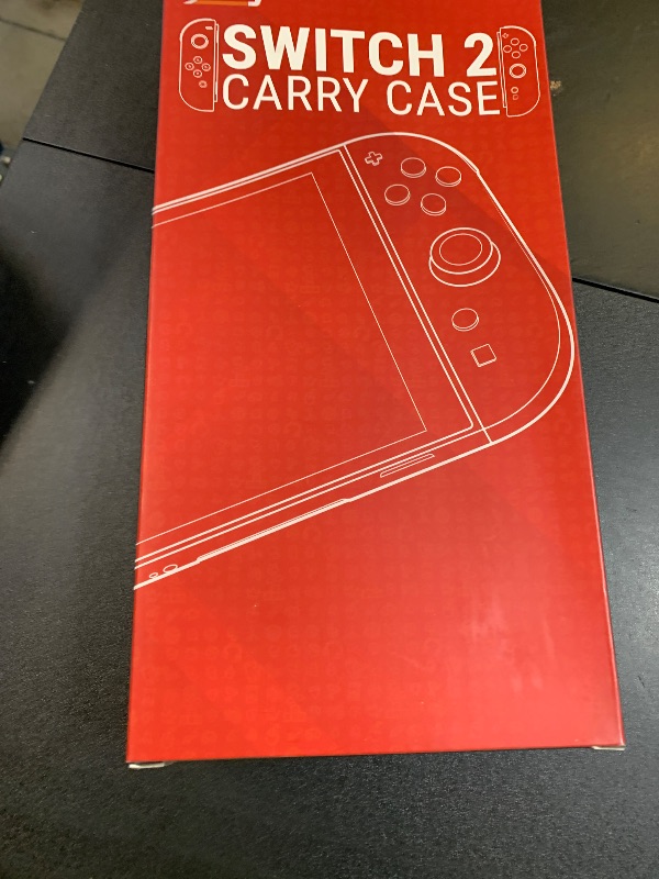 Photo 1 of Orzly Case for Nintendo Switch 2 Protective Travel Carry Case with Screen Padding, Game Cards & microSD Slots with Zipped & Open Pockets for Console Accessories - Gift Box Edition