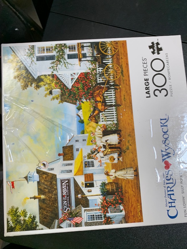 Photo 1 of Buffalo Games - Charles Wysocki - Fun Lovin' Silly Folks - Jigsaw Puzzle for Adults - Challenging Puzzle Perfect for Game Nights - Finished Size is 21.25 x 15.00