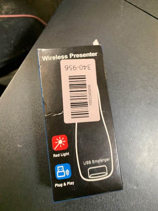 Photo 1 of Presentation Clicker Wireless Presenter Remote for PowerPoint, Powerpoint Clicker with Volume Control PowerPoint Slide Advancer for Mac, Computer, Laptop-E600