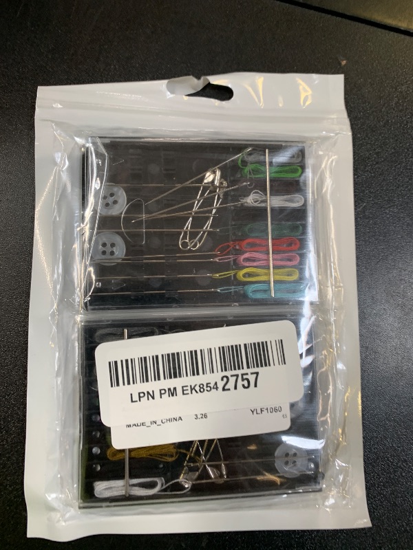 Photo 1 of 2 Boxes (20 Pcs) Pre Threaded Needle Kit Assorted Color (Rich Color)