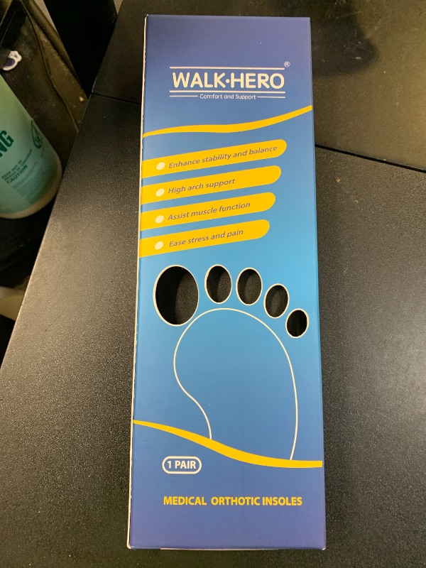 Photo 1 of Plantar Fasciitis Insoles for Men Women - Orthotics Inserts, Shoe Insoles Arch Support Flat Feet Inserts Work Boot Insoles for Standing All Day (Mens 8-8 1/2 | Womens 10-10 1/2)