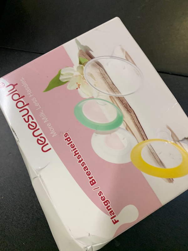 Photo 1 of Nenesupply 17mm Oval Flanges Compatible with Medela Breast Pump Parts Replace 17mm Medela Flange Accessories. Work with Pump in Style Parts Symphony Parts Swing Maxi Harmony and Personalfit Flex