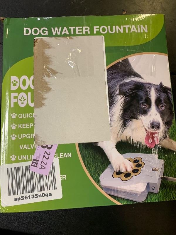 Photo 1 of BACOENG Outdoor Dog Pet Water Sprinkler Easy Activated Dog Water Fountain Toy with Molar Rope, Upgrade Premier Valve Set (We Copper VS Others Plastic)