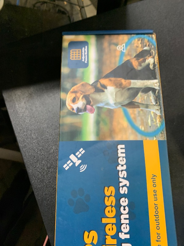 Photo 1 of GPS Wireless Dog Fence System, Invisible & Electric Fence for Dogs, Wireless Dog Fence for Outdoor Use, Control Distance from 33 Yards to 1999 Yards?Waterproof Rechargeable Collar for Dogs