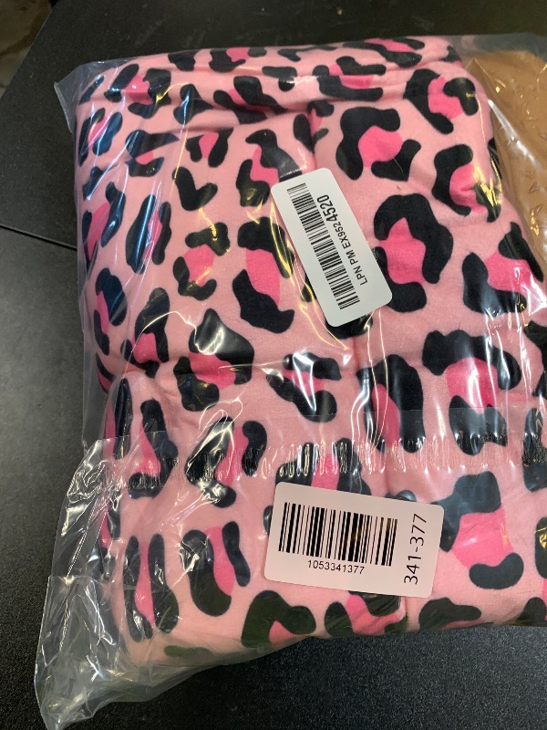 Photo 1 of YETTASBIN Pink Leopard Crate Pet Bed, Portable Washable Dog Cat Mat, Soft Comfortable Pet Mattress with Non-Slip Bottom for Dogs Cats Sleeping, 24 x 18 Inch