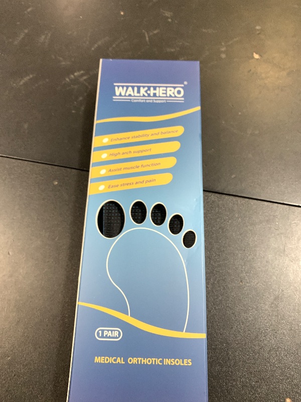 Photo 1 of Plantar Fasciitis Insoles for Men Women - Orthotics Inserts, Shoe Insoles Arch Support Flat Feet Inserts Work Boot Insoles for Standing All Day (Mens 10-10 1/2 | Womens 12-12 1/2)