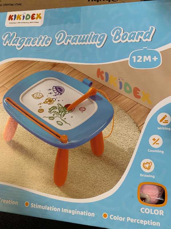 Photo 1 of Kikidex Magnetic Drawing Board, Toddler Girl Toys for 1-2 Year Old, Doodle Board Pad Learning and Educational Toys for 1 2 3 Year Old Baby Kids Birthday Gift(Soft Pink)