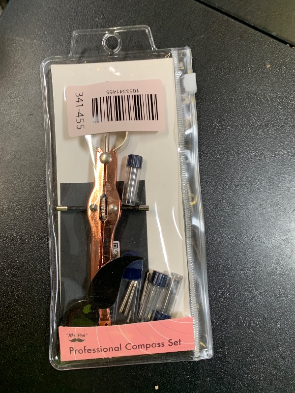 Photo 1 of Mr. Pen Professional Geometry Compass - Rose Gold, Metal with Lock, Drawing & Drafting Compass - Extra Leads Included