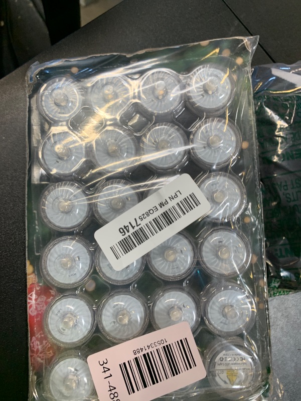 Photo 1 of HL Submersible LED Lights,RGB Small LED Light,100 Hours Waterproof Flameless Led Lights Battery Powered for Wedding Home Vase Festival Party Decoration 24pcs(Built-in 48 Batteries)
