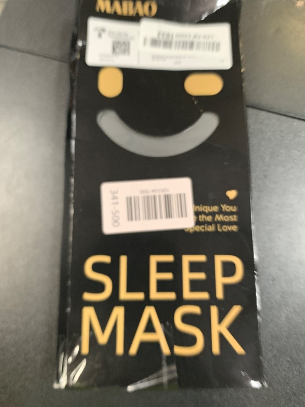 Photo 1 of MABAO 2 Packs Sleep Mask for Side Sleeper, Eye Mask for Sleeping Women Men, 3D Contoured Cup No Eye Pressure 100% Light Blocking Sleeping Mask with Adjustable Strap Night Blindfold, Nap, Black & Pink