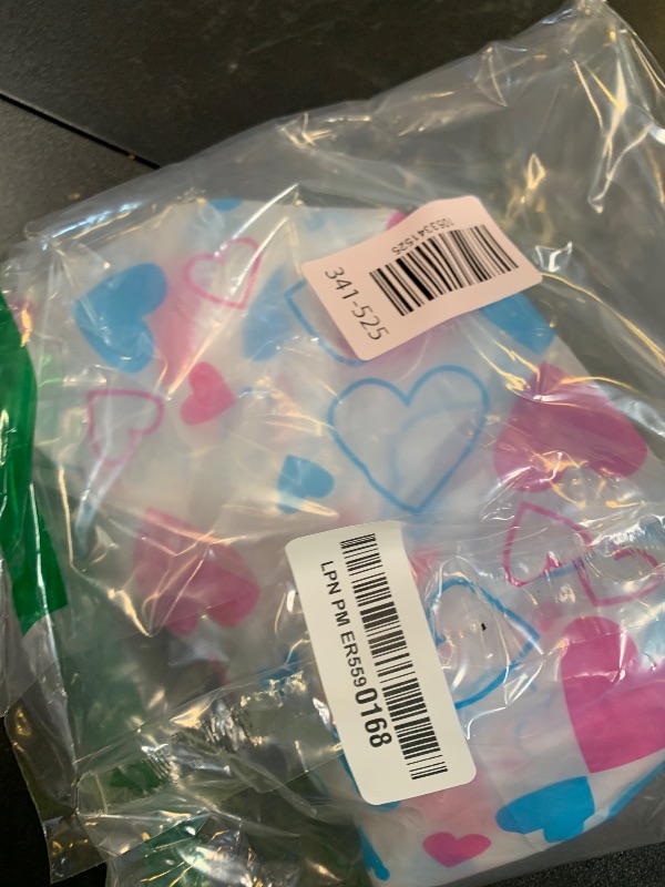 Photo 1 of Shower Caps, 3 Pcs Waterproof Bath Caps Plastic Reusable Shower Caps Elastic Band Bath Hair Hat for Women Ladies Spa Salon