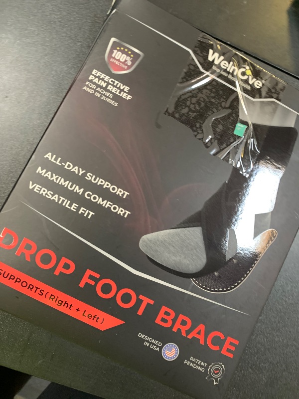 Photo 1 of Welnove 2 Pack Drop Foot Brace with Arch Support?AFO Ankle Brace for Walking ?Relieve The Instability of Lower Limbs by Foot Drop, MS, Spinal Cord Injury (Include Left and Right, FSA HSA Eligible)