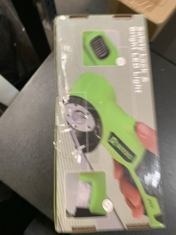 Photo 1 of Cordless Electric Scissors Box Cutter 2 Rotary Blades – 4V Duty Rechargeable Cardboard Cutter, Storage Box & Fabric Scissor With Safety Lock, USB Cable – For Plastic, Carpet, Leather, DIY Crafts