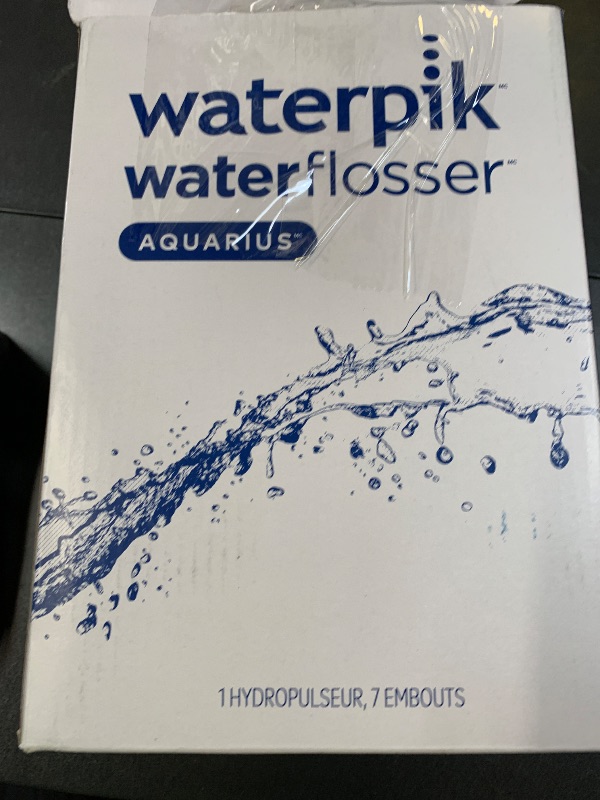 Photo 1 of Waterpik Aquarius Water Flosser For Teeth Cleaning, Gums, Braces, Dental Care, Electric Power With 10 Settings, 7 Tips For Multiple Users And Needs, ADA Accepted, White WP-660, Packaging May Vary