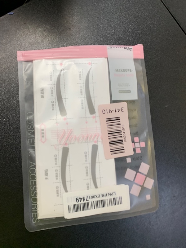 Photo 1 of 12 STYLE/SHAPE SELF ADHESIVE EYEBROWS STENCIL - 26 pcs pads x 2 eyebrows stencil on every pad.