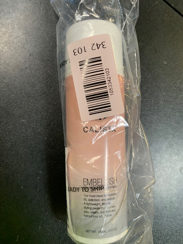 Photo 1 of Calista Embellish Texturizing Definer, Salon Quality Lightweight Styling Paste for All Hair Types, Styling Volumizer, 5.07 oz