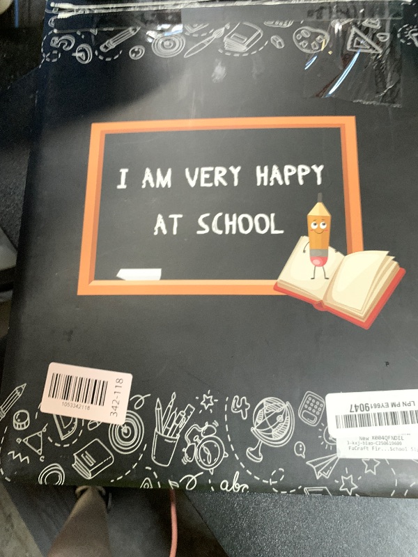 Photo 1 of FaCraft First Day of School Sign Board - 11"×14" Double Sided First & Last Day of Preschool Pre-K Kindergarten Chalkboard Reusable and Erasable Sign Photo Prop Gift for Kids Boys Girls Back to School
