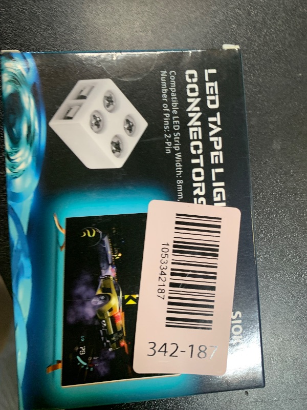 Photo 1 of 20 PCS 2-Pin 8mm Solderless LED Strip Connectors, Reliable and Easy-to-Install, Solidly Connected LED Light Connectors