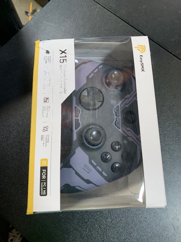 Photo 1 of EasySMX X15 PC Controller - Enhanced Wireless Bluetooth Controller with Hall Joysticks/Hall Triggers/RGB Lighting - No Stick Drift, No Dead Zone - Work for Windows PC, Android, Steam and Switch