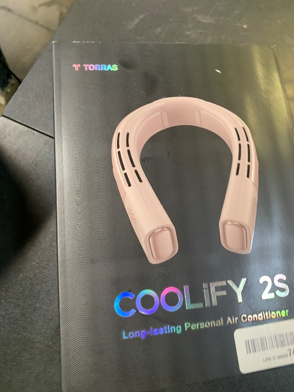 Photo 1 of TORRAS COOLiFY 2S Neck Fan, 3 Model, 3-28H Extended Battery Life, Neck Fans that Blow Cold Air, Neck Air Conditioner, Cooling Neck Fan for Work, Hiking, Travel. Gift for Women, Mom, Apricot