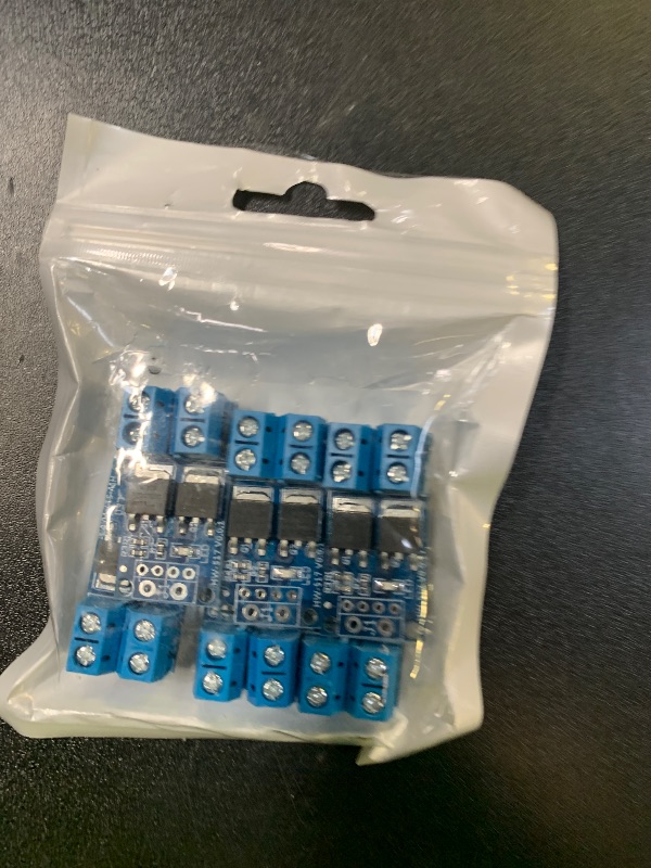 Photo 1 of 10PCS 400W Dual High-Power MOSFET Trigger Switch Drive Module 0-20KHz PWM Adjustment Electronic Switch Control Board Motor Speed Controller Lamp Brightness Control, DC 5V-36V , 15A (Max 30A)