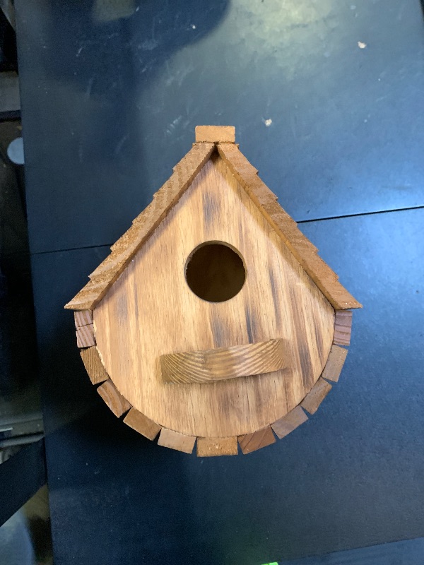 Photo 1 of MIXUMON Bird Houses for Outside, Outdoor Bird House Room for Bird Families Bluebird Finch Cardinals Hanging Birdhouse for Garden (Set 1)