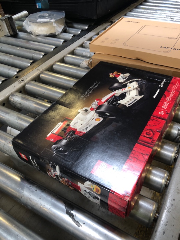 Photo 1 of LEGO Icons McLaren MP4/4 & Ayrton Senna Minifigure Model Car Kit - Buildable F1 McLaren Set for Adults, Ages 18+ - Gift for Birthdays - 10330