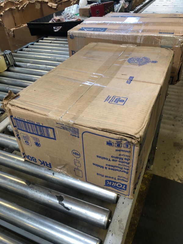 Photo 1 of Tork Natural Paper Hand Towel Roll H21 100% Recycled Fiber, Universal Fit 6 Rolls x 800 Ft (RK8002)