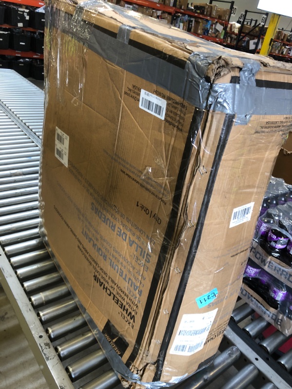 Photo 1 of Medline Excel Extra-Wide Wheelchairs Case Of 1 EA