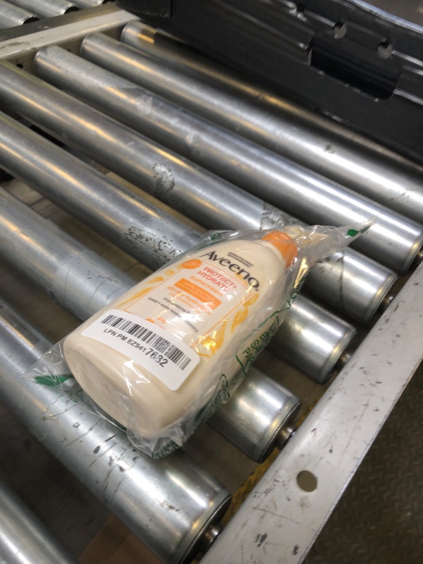 Photo 1 of Aveeno Protect + Hydrate Sunscreen Moisturizing Lotion with Prebiotic Oat, Broad Spectrum SPF60, Paraben, & Oil Free, Weightless, Water & Sweat Resistant (80-min) for Sensitive Skin, 12 Fl Oz