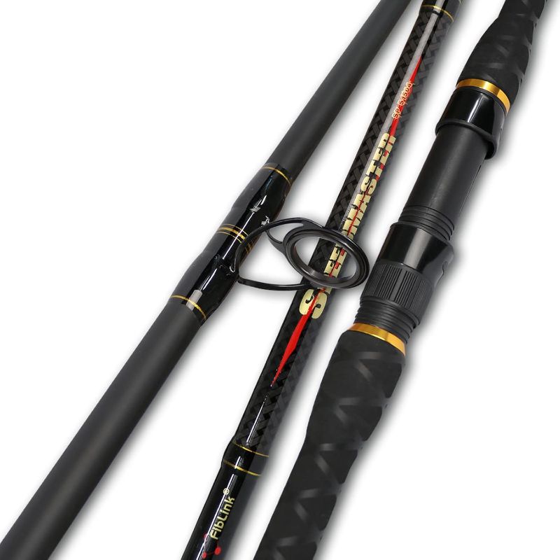 Photo 1 of Fiblink Surf Spinning Fishing Rod 2 Piece Carbon Fiber Portable Travel Spinning Rod (10-Feet & 12-Feet)
