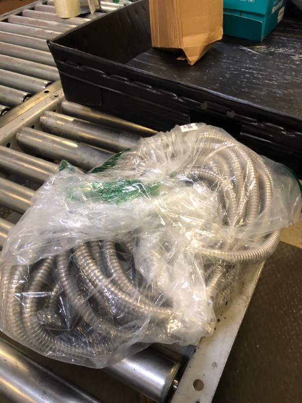 Photo 1 of Rosy Earth Expandable Metal Garden Hose 75 FT - 304 Stainless Steel Water Hose 75 FT - Heavy Duty non Kinking Flexible Garden Hose, no Bite