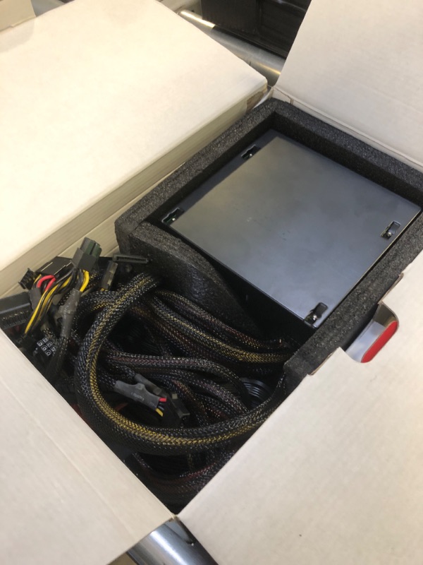 Photo 1 of Redragon RGPS-850W 80+ Gold 850 Watt Power Supply w/Upgraded ATX 3.1 & PCIe 5.1 Fully Modular, 12VHPWR Cable Included, 100% Japanese Capacitors, Smart ECO Low Noise RGB Fan, Compact 160mm Size
