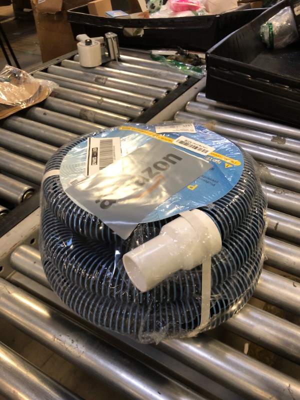 Photo 1 of 18FT Pool Vacuum Hose With Swivel Cuff 1-1/2" Diameter Flexible Heavy Duty Pool Vacuum Cleaning Hose Perfect for Above&In Ground Swimming Pool