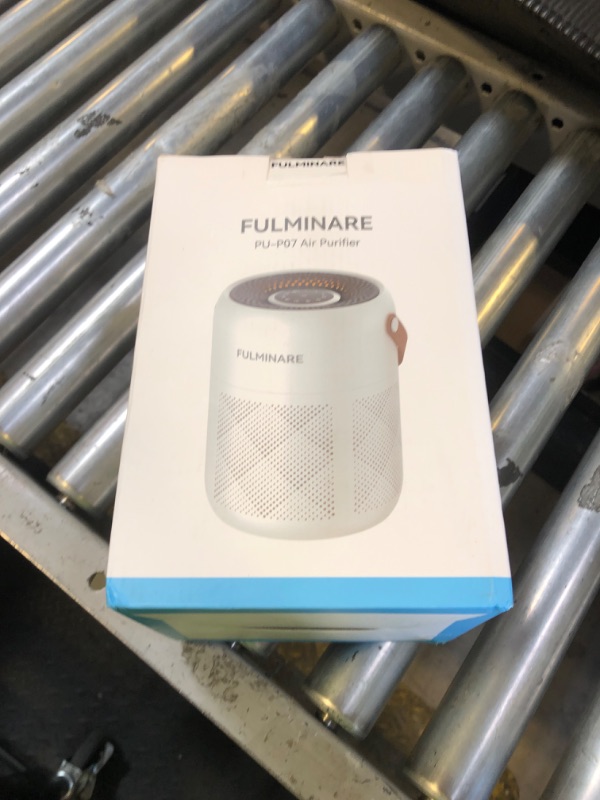 Photo 1 of FULMINARE Air Purifiers for Bedroom, H13 True HEPA Air Purifiers for Home, Pets, Office, Quiet Small Air Filters with Timer Sleep Mode Speeds Control Night Light