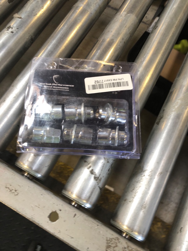 Photo 1 of Set of 4 12x1.5 Veritek OE 1.47 Inch Mag Factory Style Replacement Chrome Lug Nut Wheel Locks with 2 Zinc Keys for Factory Wheels VPE-45700N2CH