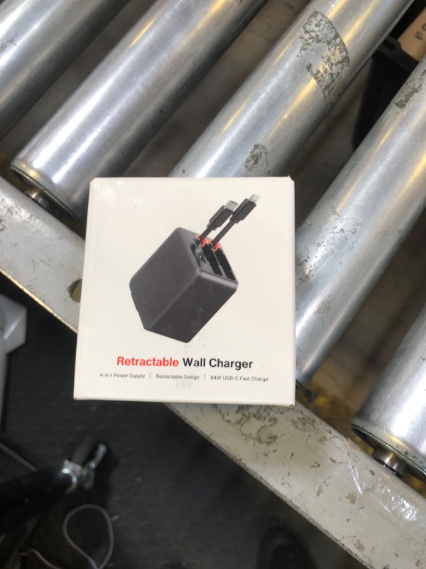 Photo 1 of iVANKY Smallest 4-in-1 Retractable GaN Wall Charger with Dual Cables (USB C+Lighting), 45W Fast Charging Block for iPhone 16/15/14/13/12 Pro Max Air, Samsung, 4-Port Adapter for Home Office Travel