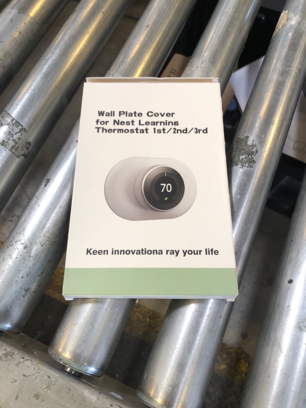 Photo 1 of Wall Plate for Google Nest Thermostat 1st/2nd/3rd, Nest Thermostat Trim Kit for Walls to Cover Defects (Not Compatible with 2020 Nest Thermostat)