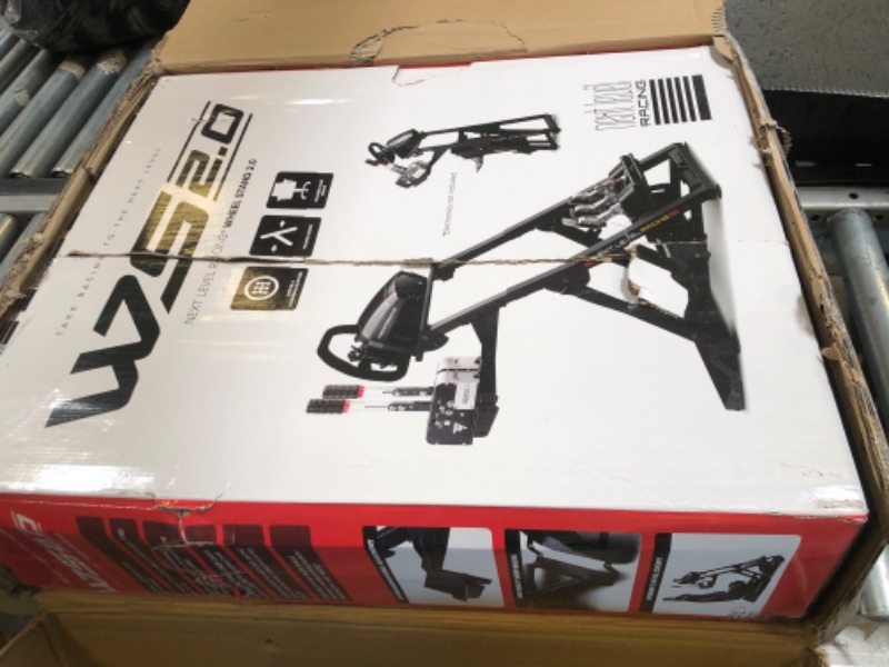 Photo 1 of Next Level Racing Wheel Stand 2.0. Steering wheel stand for Thrustmaster, Fanatec, moza Racing on PC and video game consoles. Upgradeable to full cockpit with GTSeat add-on (not included)