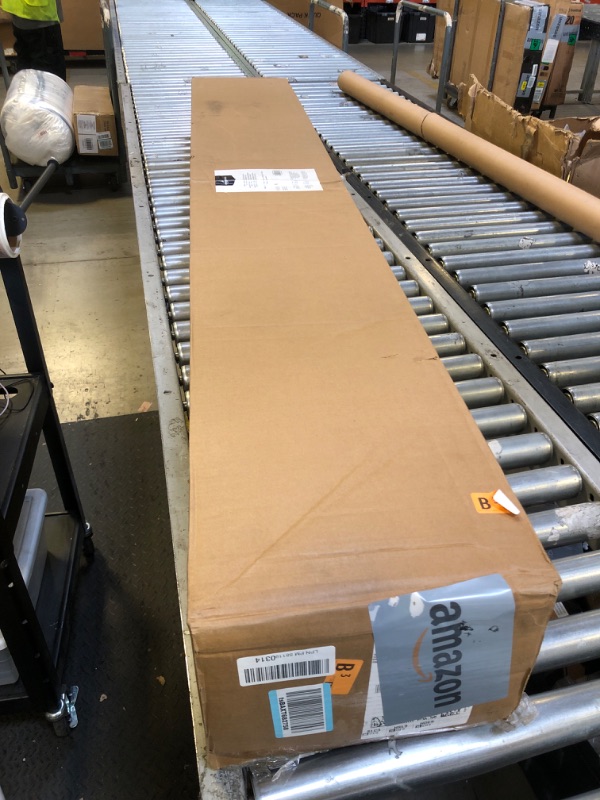 Photo 1 of Amazon Basics Smart Box Spring Bed Base, 7-Inch Height Mattress Foundation, Tool-Free Easy Assembly, King, 79"L x 75.5"W x 7"H, White