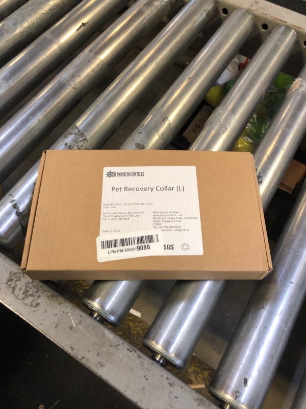 Photo 1 of Grand Line Donut Inflatable Collar for Dogs and Cats, Soft Recovery Dog Cone After Surgery, Protective Pet Neck Cone for Small, Medium, Large Dogs, Not Block Vision (Pink, L)