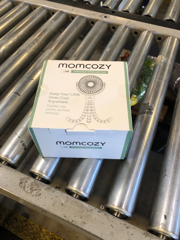 Photo 1 of Momcozy Portable Stroller Fan, 8000mAh, 27H Ultra-long Battery Life, Detachable 4 Speed 360°Rotate, LED Night Light with 2 Modes, USB Rechargeable Handheld Cooling Fan for Travel, Car Seat, Bedroom