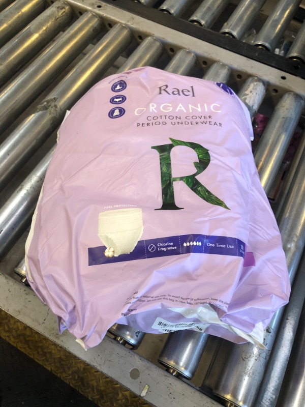 Photo 1 of Rael Disposable Underwear for Women, Organic Cotton Cover - Postpartum Essentials, Leak Locker, Unscented, Maximum Coverage (Size L-XL, 20 Count)