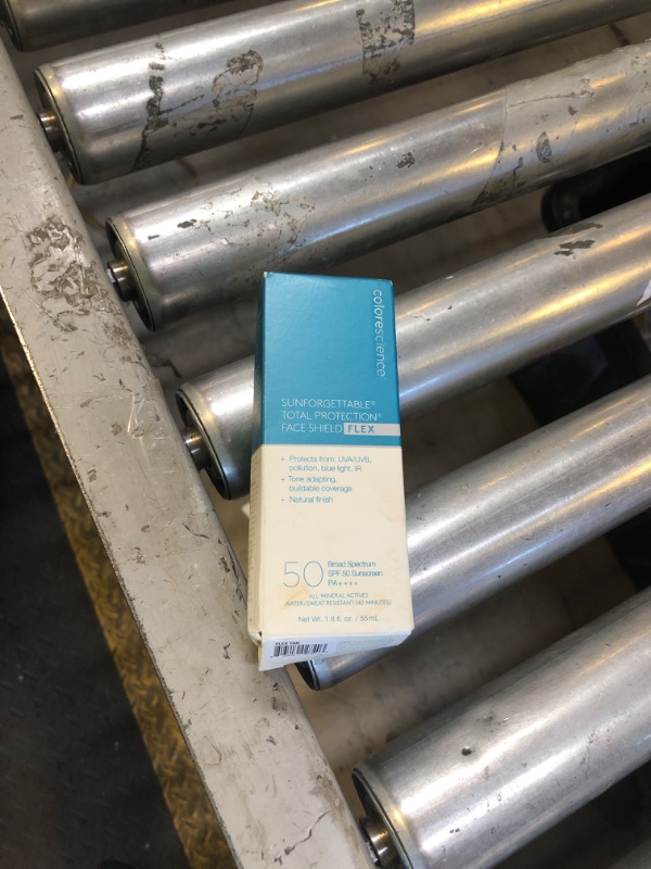 Photo 1 of Colorescience 50 to 70 SPF Total Protection Face Shield Flex SPF 50, Zinc Oxide Formula, Tan, 1.8 fl. oz.