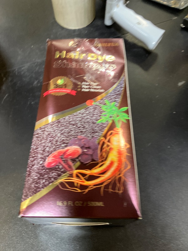 Photo 1 of Fvquhvo Instant Cherry Brown Hair Color Shampoo, 3 in 1, Works in Minutes, Easy to Use, Natural, 16.9 Fl Oz