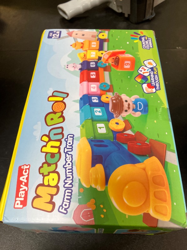 Photo 1 of Learning Toy for Toddlers 1 2 3 Years Old, Counting, Matching & Sorting Montessori Learning Farm Train Including 9 Farm Animals and 1 Farmer, Easter Christmas Birthday Gift for Baby Boys Girls