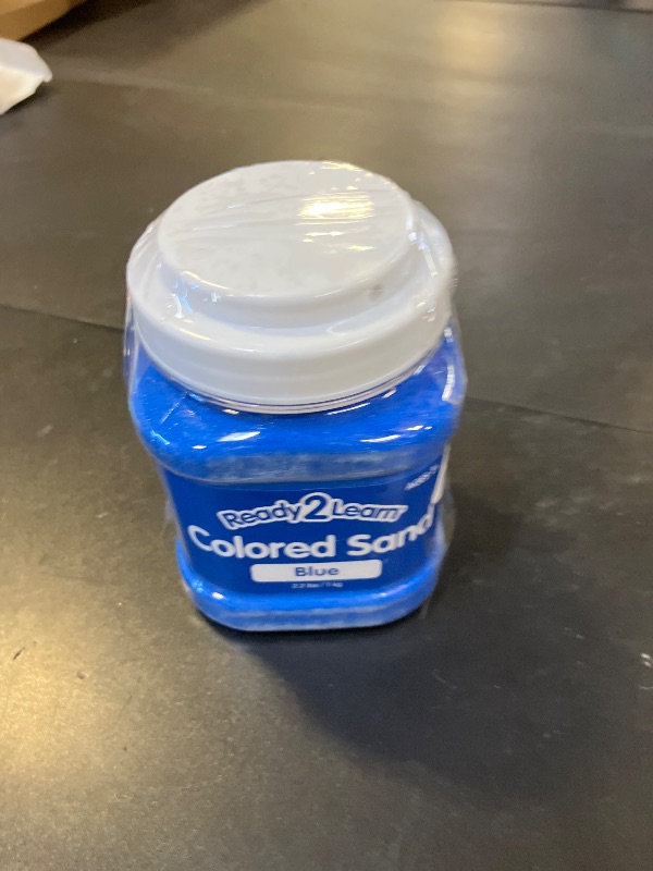 Photo 1 of READY 2 LEARN Colored Sand | Blue | 2.2 lbs | Play Sand for Kids | Perfect for Arts and Crafts and Sensory Bins
