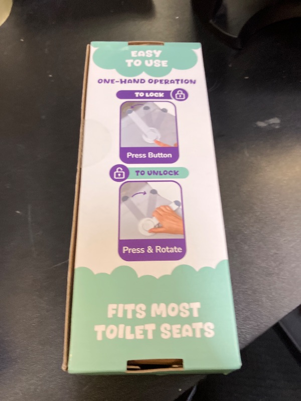 Photo 1 of Baby Toilet Lock by Wappa Baby - 9"L x 4"W - Ideal Baby Proof Toilet Lid Lock - No Tools Needed Easy Installation with 3M Adhesive - Top Safety Toilet Seat Lock - Fits Most Toilets - White (1 Pack)