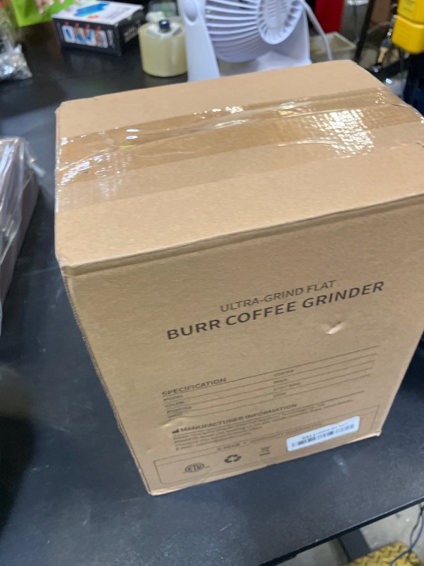 Photo 1 of SHARDOR Electric Burr Coffee Grinder 2.0, Adjustable Burr Mill with 16 Precise Grind Setting for 2-14 Cup, Black