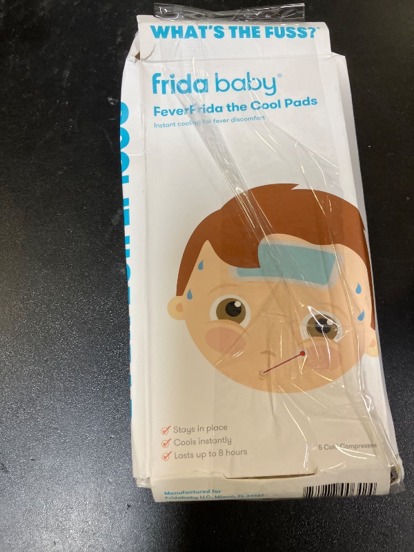 Photo 1 of Frida Baby Cool Pads, Fever Patch for Kids, Fever Reducer, Discomfort & Headache Relief, 5 Count